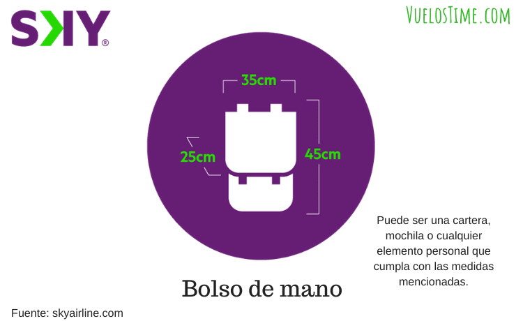 mochila-cartera-bolso-de-mano-sky-airline